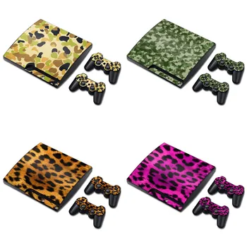 

For PS3 slim skin sticker wrap Console & 2 Controller Pads