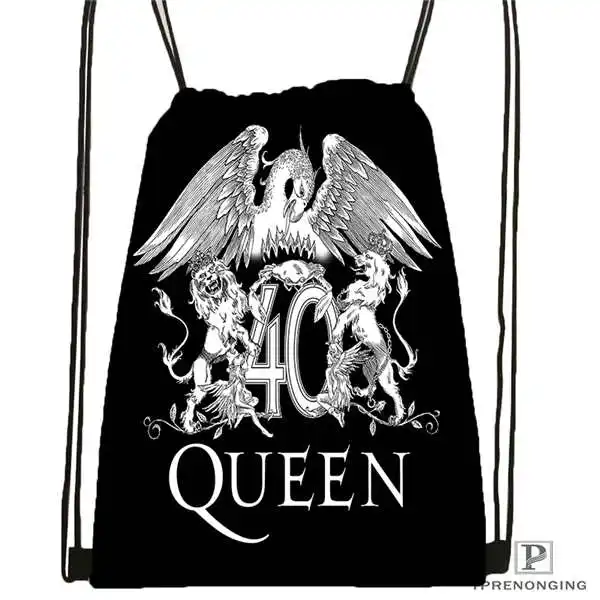 На заказ queen Drawstring рюкзак сумка милый рюкзак для детей ранец(черная спинка) 31x40 см#180531-04-69 - Цвет: Drawstring Backpack