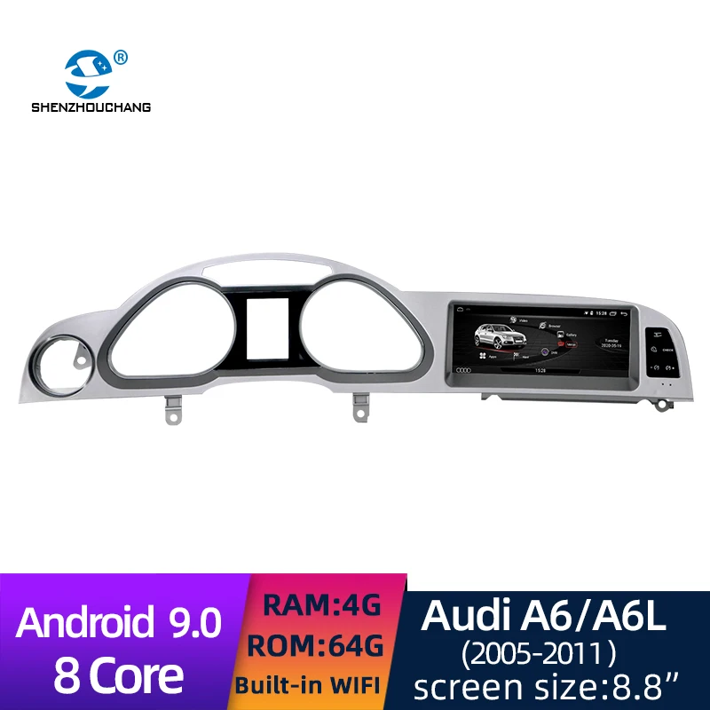 Android 9,0 система 8 ядерный автомобильный Радио DVD GPS tocuh экран мультимедийный плеер встроенный WIFI для Audi A6/A6L 2005 2011|Мультимедиаплеер для авто| | АлиЭкспресс