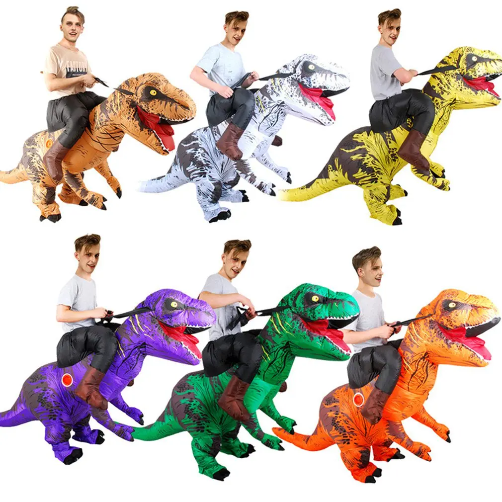 

Halloween Mount Tyrannosaurus Cartoon Costume Inflatable Dinosaur Party Adult Performance Costume Props