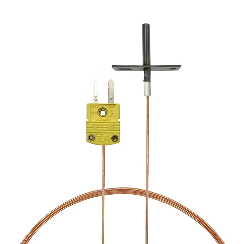 

2pcs/lot Omega Thermocouple Type K Temperature Wire Sensor With Stainless Steel Probe 5x30mm