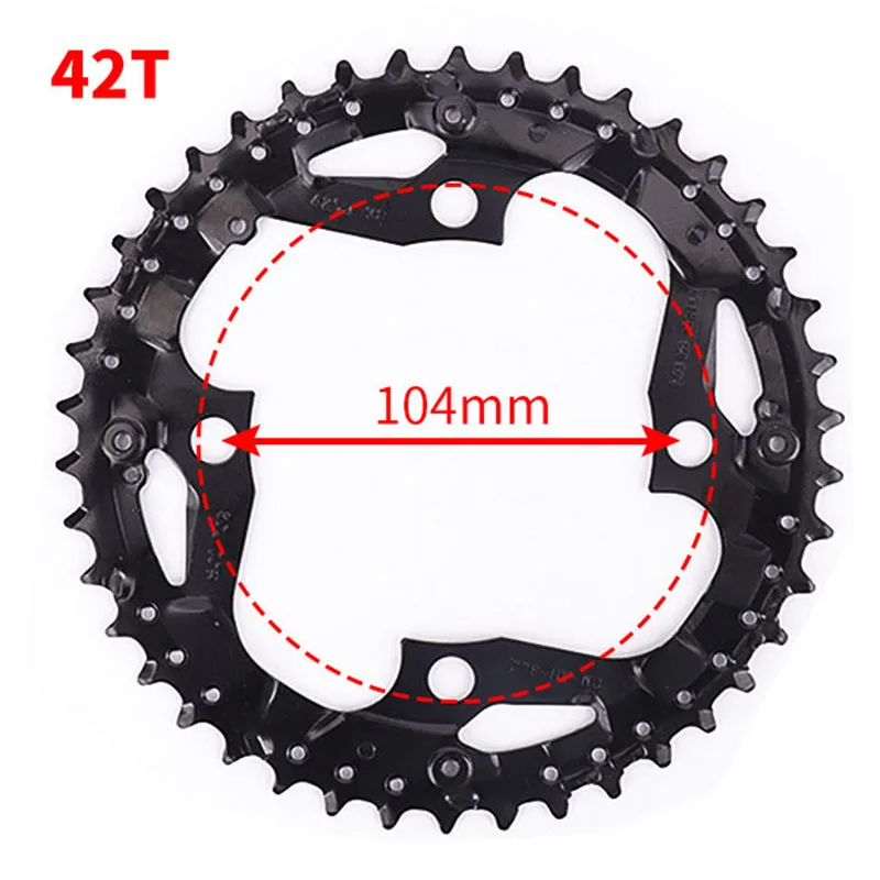 Mountain bike sprocket wheel 22T 32T 42T 44T bicycle sprocket wheel Chainring For Crankset m590 m430 Folding Bike