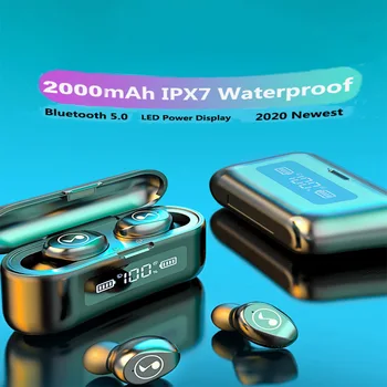 

Bluetooth Earphone Touch Earphones Wireless Headphones Earphone TWS Earbuds Sports 8D Stereo Bass Headset for iOS Android