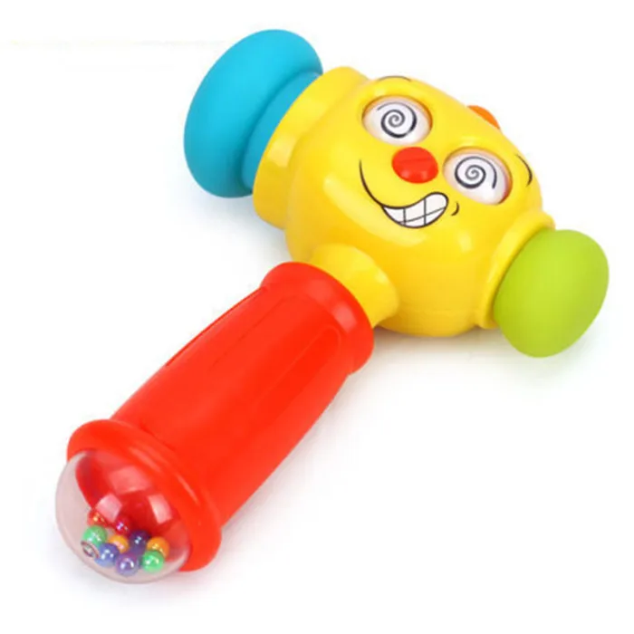 Electric Hammer Toy Baby Funny Changeable Toys Cute Early Education Tool with Light Music FJ88