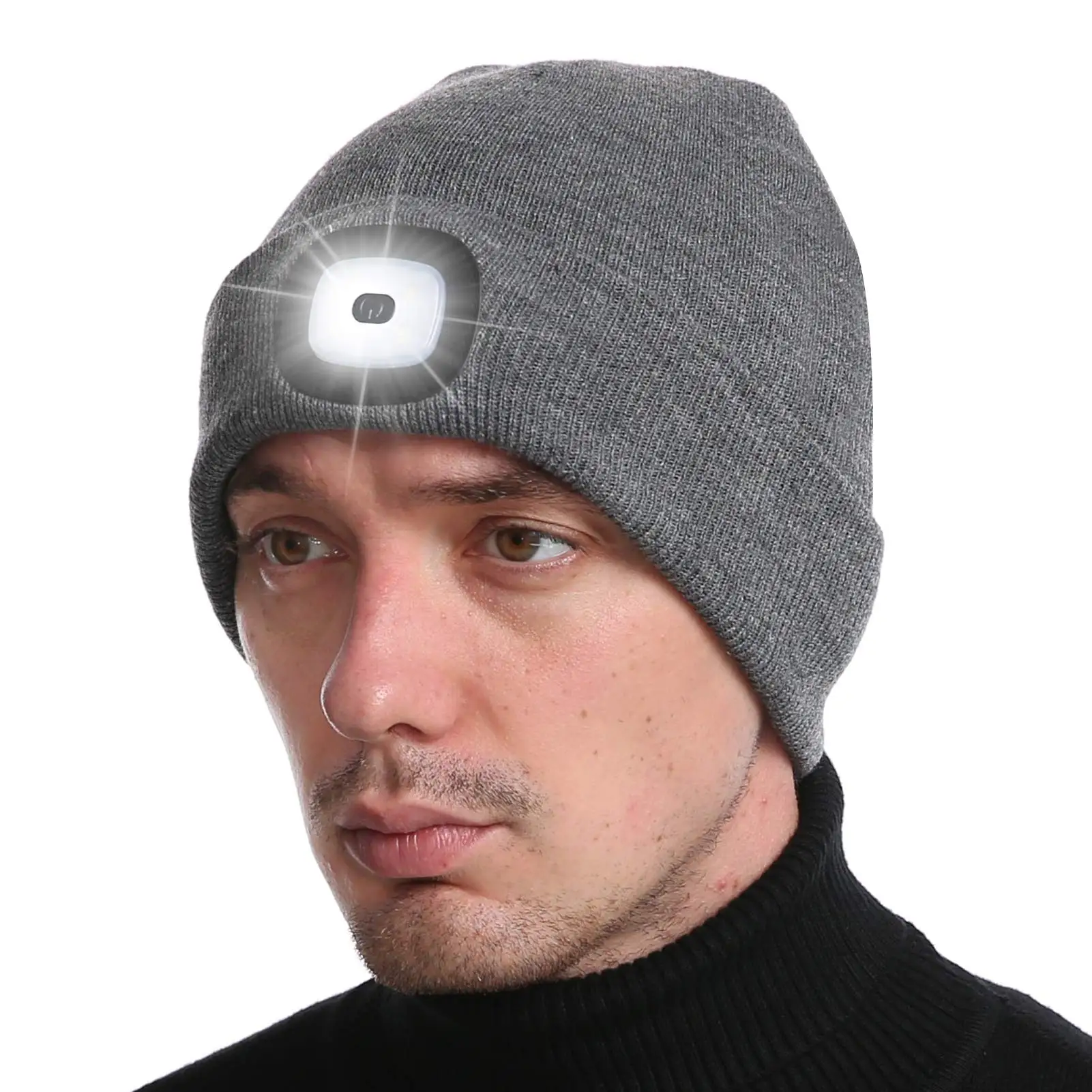 LED Light Hat USB Rechargeable Cap 