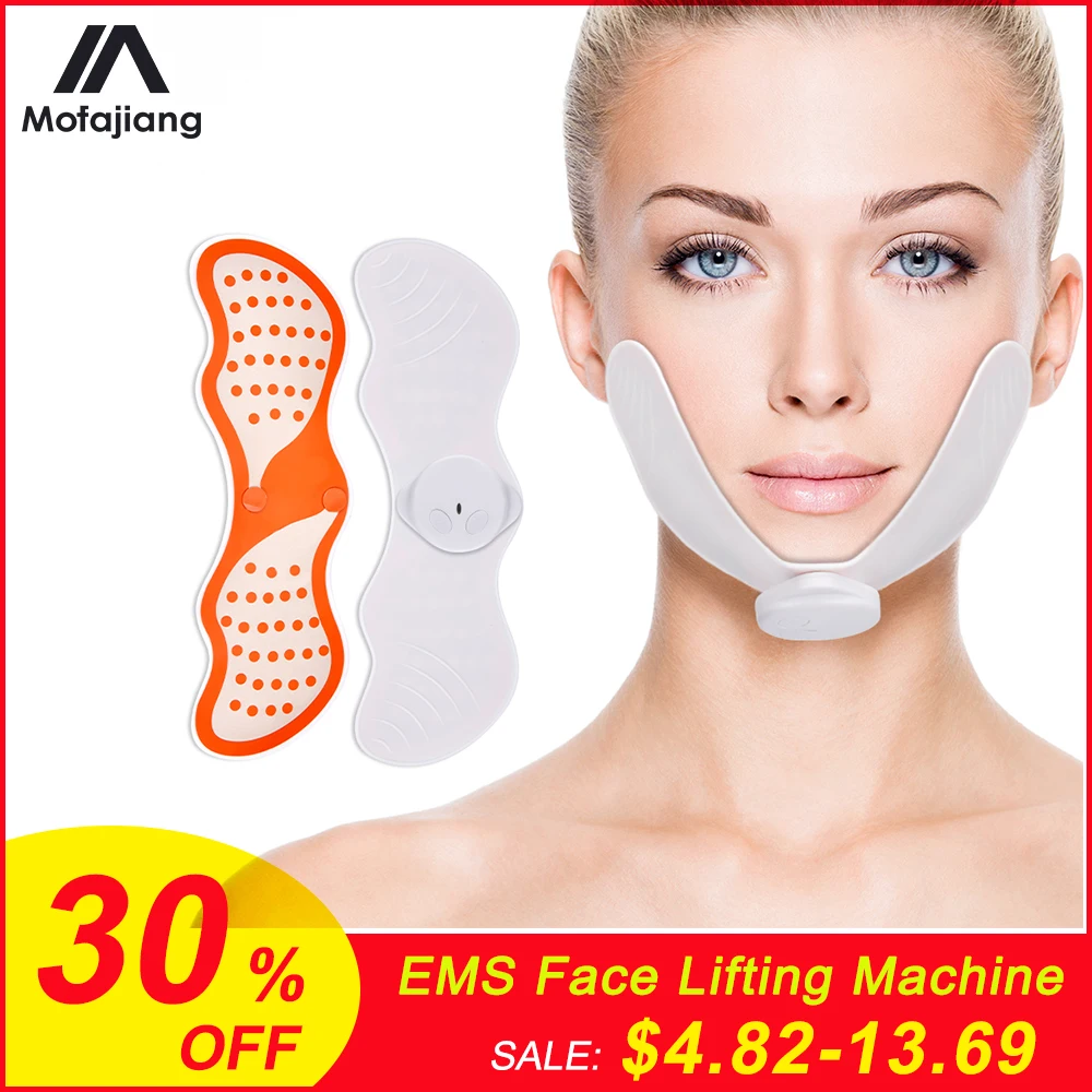 Ems顔リフティングマシン顔の筋肉刺激vフェイス痩身エクemsフェイスと皮膚リフトツール 顔スキンケアツール Aliexpress