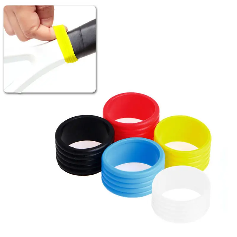 Racket-Handles Overgrips Badminton-Grip Tennis-Racquet-Band 2pcs Rubber-Ring Stretchy