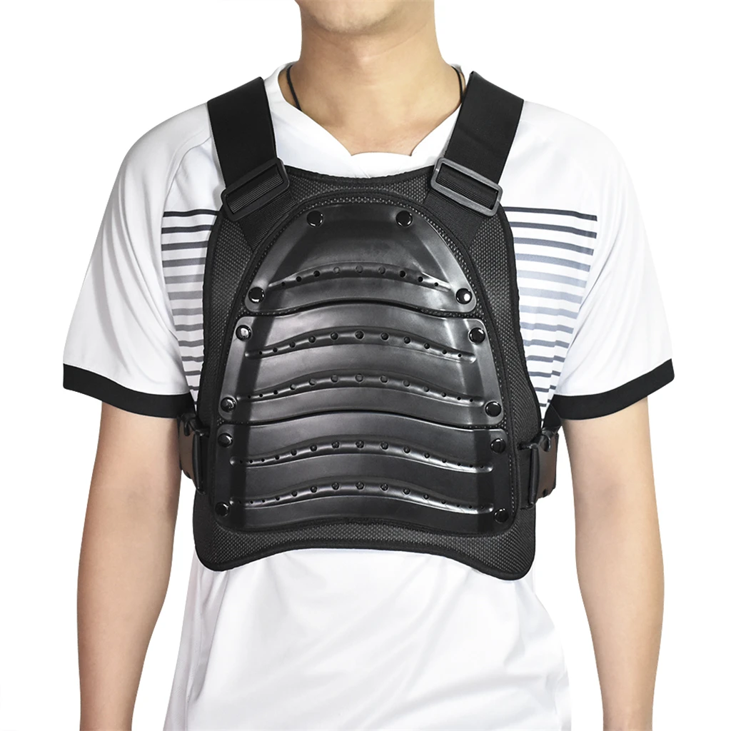 Motorcycle  Vest Motorbike BMX Riding Chest Back Spine Protector Shield