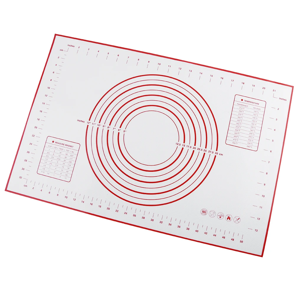 

60*40cm Table Silicone Baking Mats Dough Rolling And Cutting Pad Pizza Dough Fondant Cake Pastry Tools
