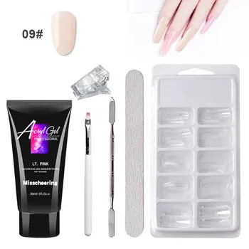 

Professional Nail Art Kit Painless Extension Glue Nail Free Paper Support Quick Crystal Model Crystal Glue Set