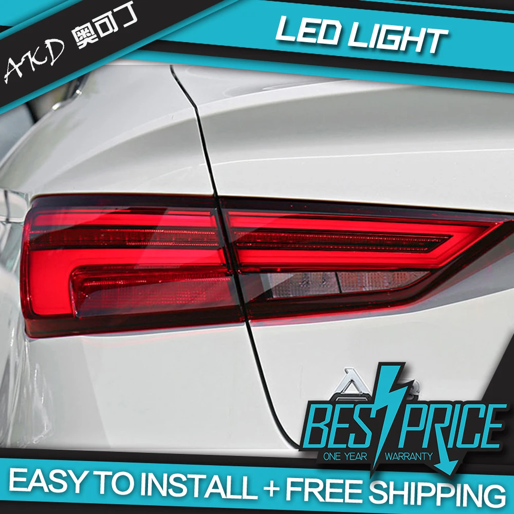 Akd Auto Styling Voor Audi A3 Achterlichten 2013-2019 A3 Led Staart Lamp Led Drl Dynamische Signal Brake reverse Auto Accessoires Akd Auto Styling Voor Audi A3 Achterlichten 2013-2019 A3 Led Staart Lamp Led Drl Dynamische Signal Brake reverse Auto Accessoires