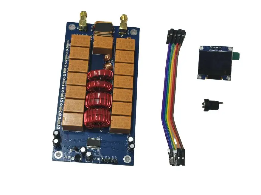 Finished/Assembled  ATU-100 Automatic Antenna Tuner Board 1.8-50MHz 100W by N7DDC 7x7  with 0.96” OLED Display