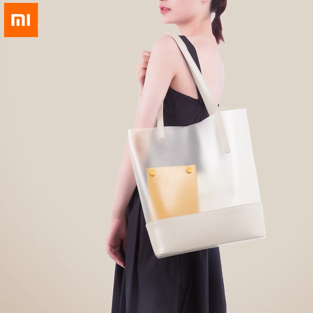 

Xiaomi 2 colors Fantaspring Transparent Geometric Tote Bag Classic Simple Material Mix and Match Modular Storage