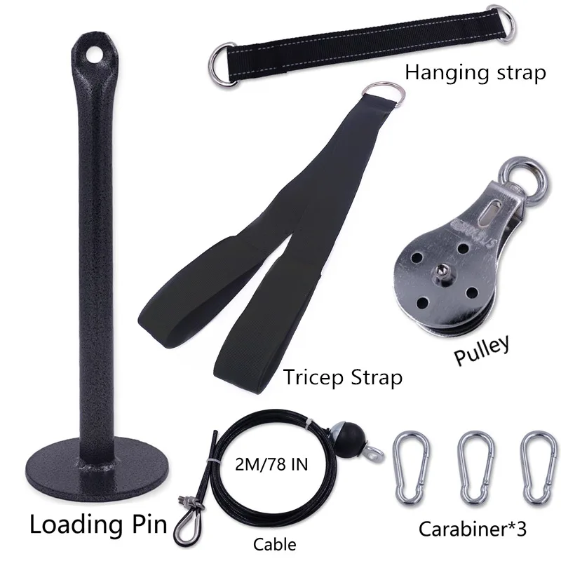 Fitness-Pulley-Cable-System-DIY-Loading-Pin-Lifting-Triceps-Rope-Machine-Workout-Adjustable-Length-Home-Gym(6)