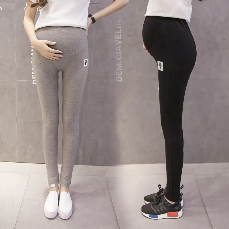 

Pregnant Women's Pants Thin Outer Wear Fashion Mom Summer Autumn Capri Spring And Autumn Abdominal Support Trousers Autumn And W
