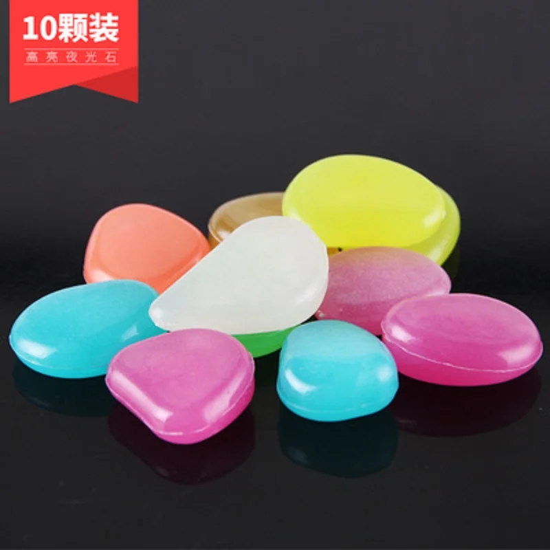 Glow Stones Garden Decoration Decorative Stones 10 pieces