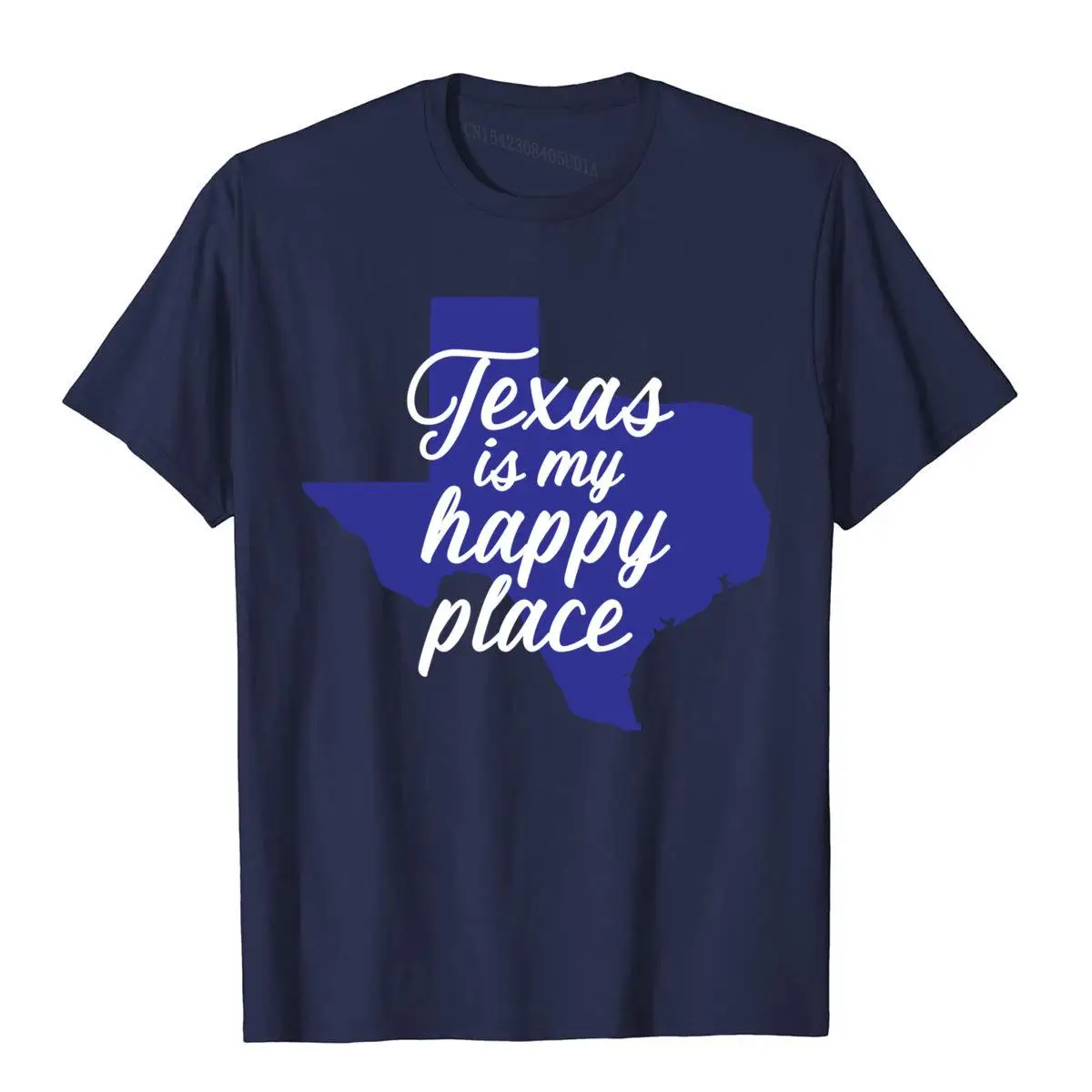 Texas is my Happy Place Texas Pride Native Texan Sweatshirt__B11325navy