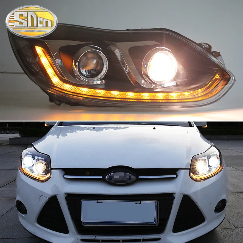 Светодиодный фонарь в сборе для автомобиля Ford Focus 3 2012 2014 MK3 налобный дневные