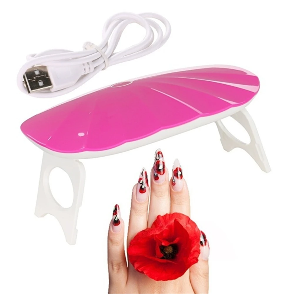 

Mini Portable 6W UV Lamp LED For Manicure Nail Dryer Machine UV LED Lamp Quick Drying Lamp 2 Timing Nails Gel Polish USB Charger