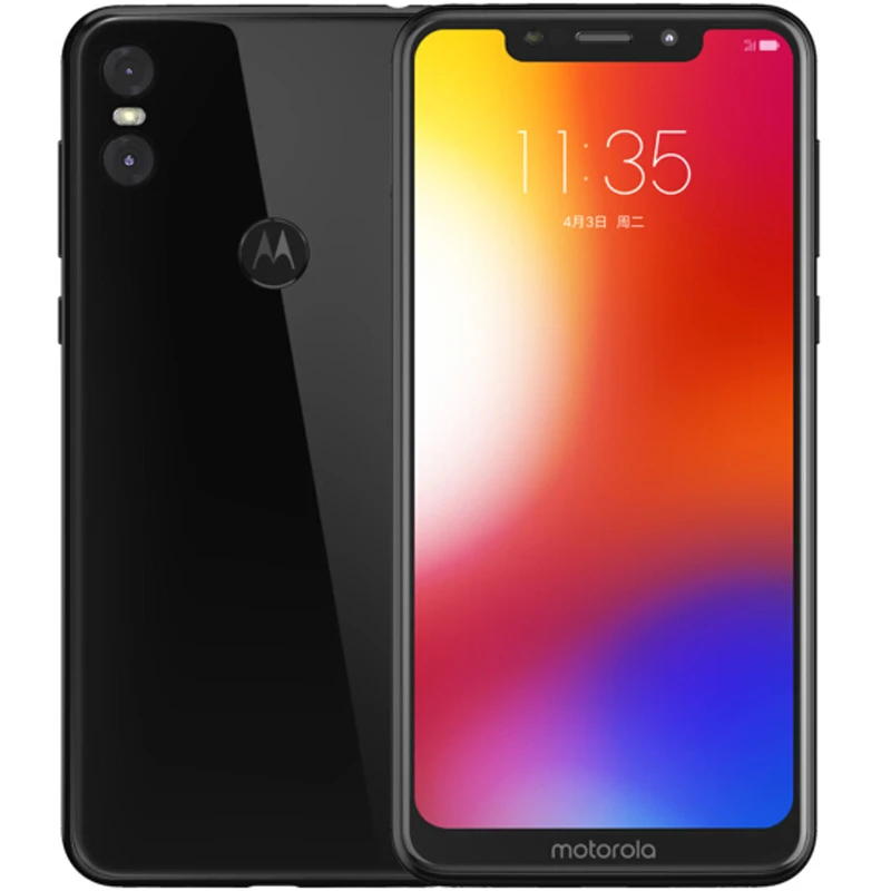 Мобильный телефон MOTO P30 Play с глобальной прошивкой, 4 ГБ, 64 ГБ, мобильные телефоны, 5,88 дюймов, 13 МП+ 2 МП, 3000 мА/ч, Смартфон Snapdragon 625 с функцией распознавания отпечатков пальцев