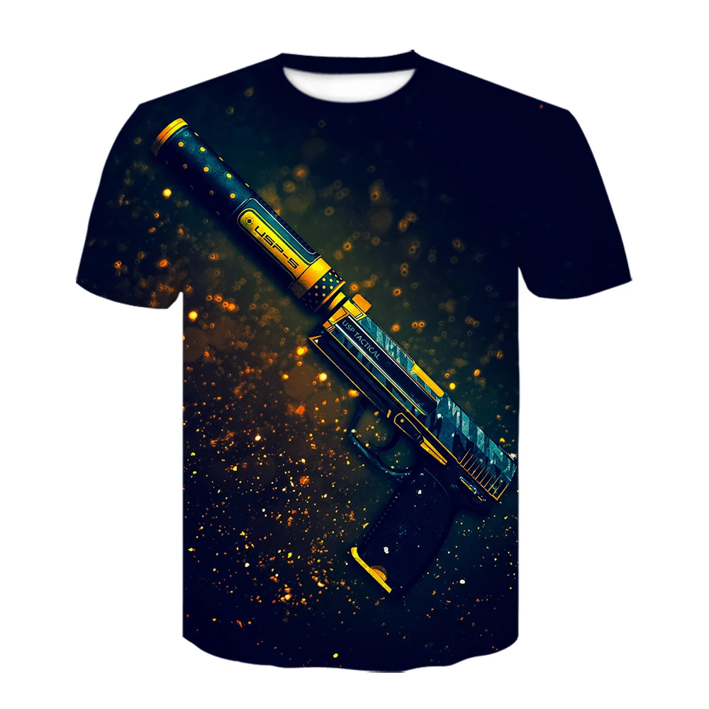 2019 CSGO 3D мужская футболка высшего качества брендовая одежда забавная Counter Strike