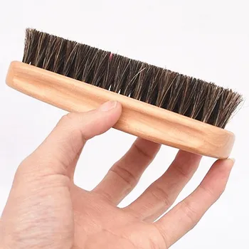 

1PC Car Wash Horsehair Brush Detailing Tools for Auto Cleaning Shoe Brush and Shine Clean Detail Carwash Interior Accessories