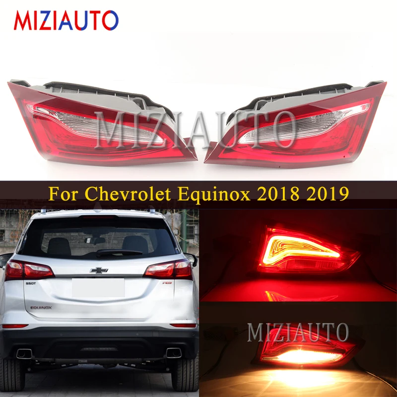 US $86.09 Car Rear Tail Light For Chevrolet Equinox 2018 2019 Tail Stop Signal Brake Lights Rear Fog Reflector Lamp Car Accessories