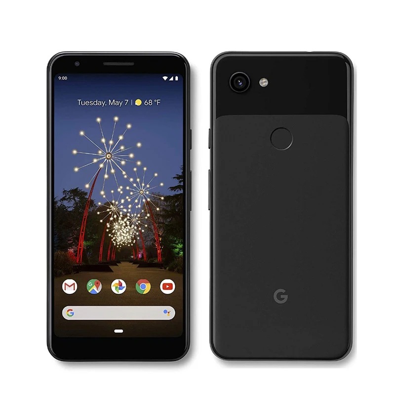 Разблокированный сотовый телефон Google Pixel 3A Snapdragon 670 LTE 5," экран 4 ГБ ОЗУ 64 Гб отремонтированный телефон - Цвет: black