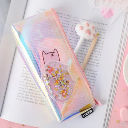 

Laser pencil case girl pig pencil case