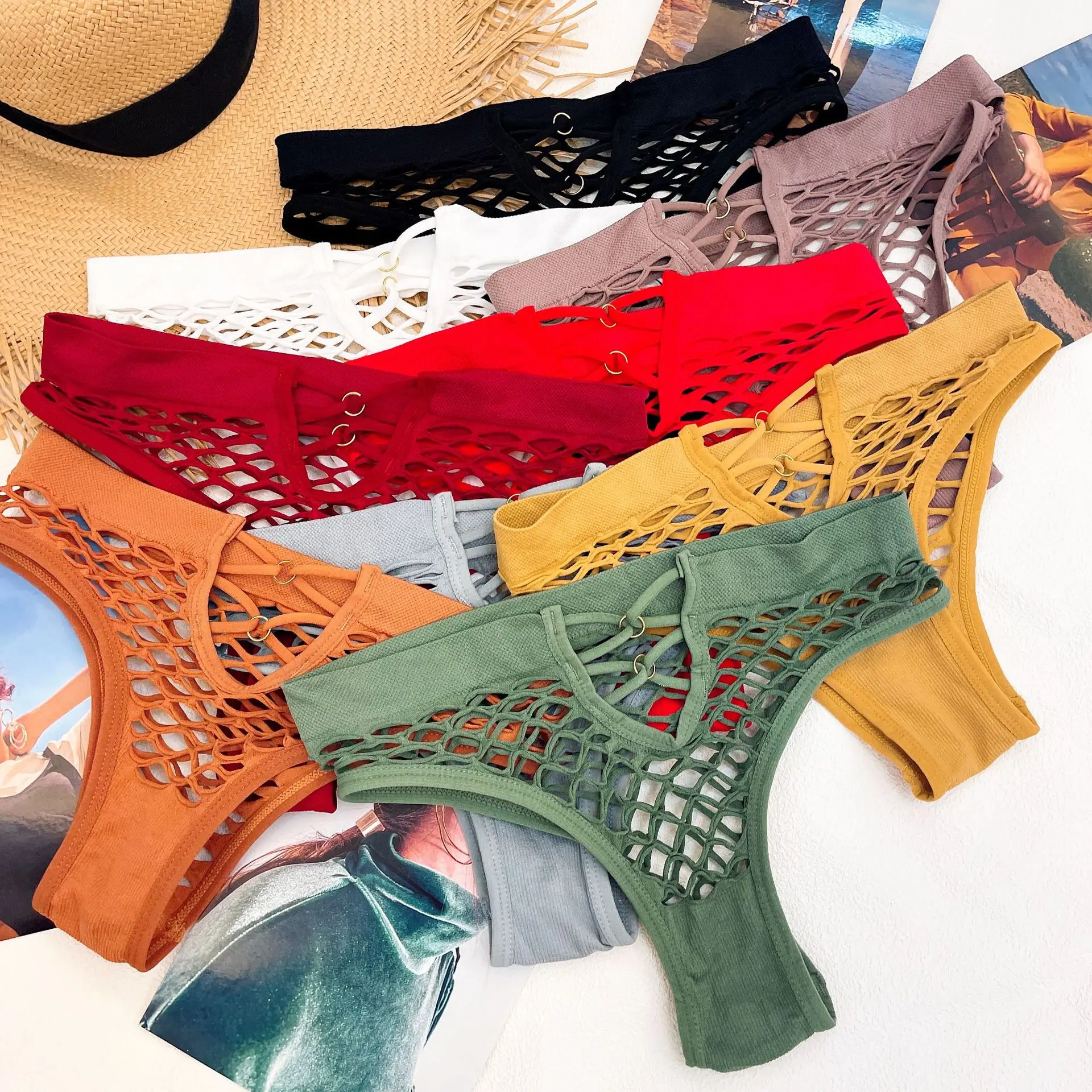 Slip In Pizzo Sexy Donna - Mutandine Traspiranti Senza Cuciture - Foto 2