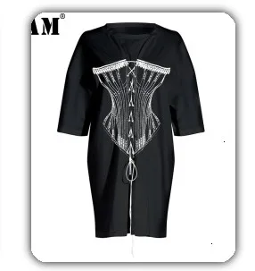 [EAM] 2020 New Spring Lapel Long Sleeve Solid Color Black Gray Split Joint Loose Big Size Jacket Women Fashion JC969