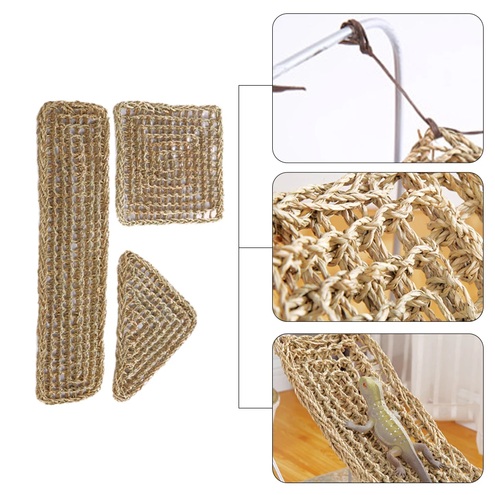 Hanging Bed Mat Small Hermit Crabs Geckos Bed Mats font b Pet b font Reptile Accessories