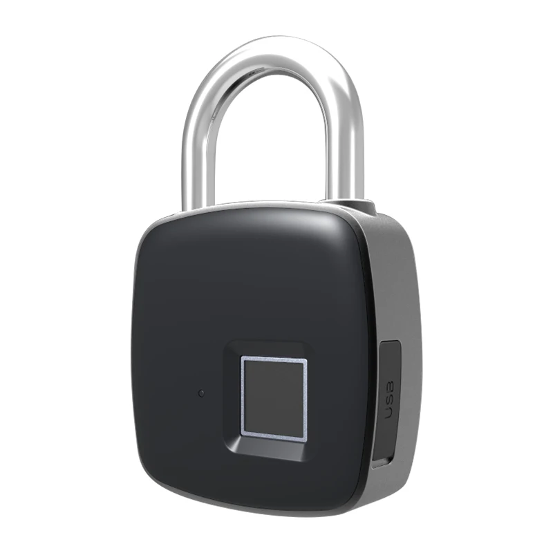 

Lonsonho Smart Fingerprint Door Lock Keyless Finger Print Padlock Waterproof USB Rechargeable Locker
