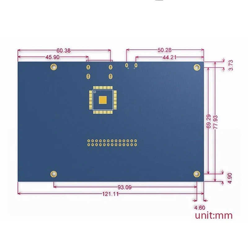 5 дюймов ЖК дисплей HDMI сенсорный Экран Raspberry Pi 3 Дисплей монитор LCD 800x480 для Banana 3/Pi 2