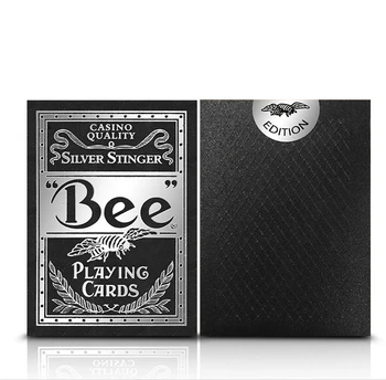

Bee SILVER STINGER Playing Cards Magic Category Poker Cards for Professional Magician Collection Cards