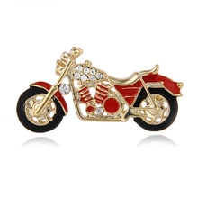 Модные мужские европейские американские современные мотоциклетные локомотив брошь женский костюм аксессуары