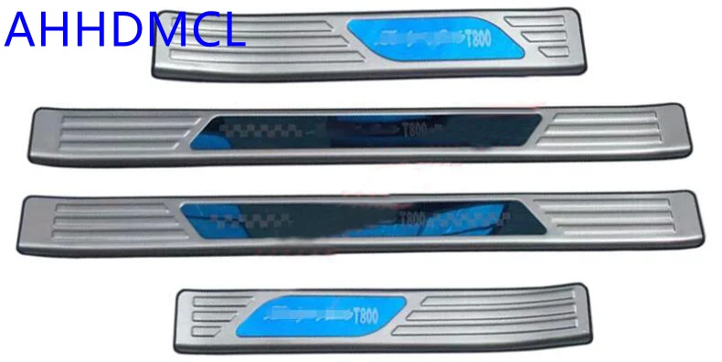 Автомобильная Накладка на порог полосы порога прокладки для Zotye T800