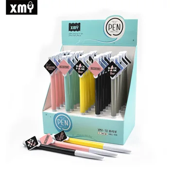 

1Pcs Random KPOP Blackpink IKON Got7 Twice Wannaone Ballpoint Black Ink Press Ballpoint Pen School Office Stationery Supplies