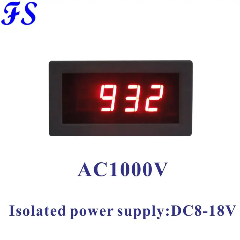AC1000V Isolation Voltage Meter Volt Gauge Measuring Instrument for