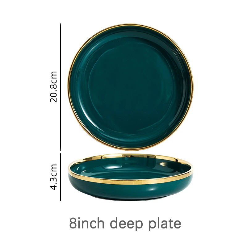 8inch deep plate