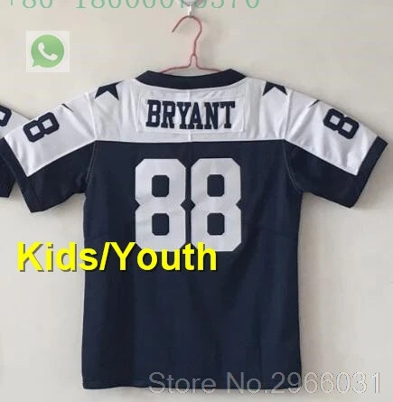 A+++ качественная Детская Молодежная Футболка 4 dak prescott 21 ezekiel elliott 82 jason witten 88 dez bryant jersey Dallas - Цвет: for kids youth