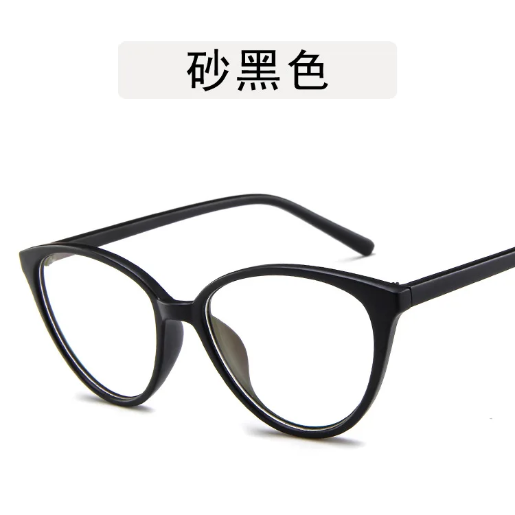 Retro Transparent Clear Optical Glasses Frame Women Brand Design Cat Style Fashion Eyeglasses Frame Women Glasse Frame