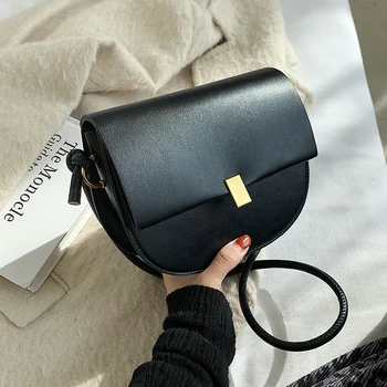 

с доставкой Small Designer Pu Leather Crossbody Bags for Women 2021 Shoulder Simple Bag Lady Branded Trending Handbags and Purse