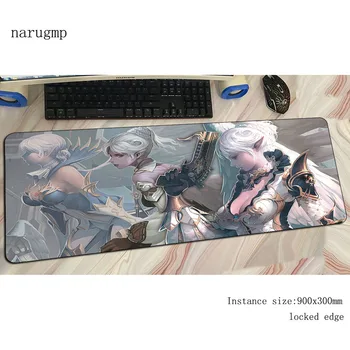 

lineage 2 mouse pad 900x300x4mm mousepads High-end best gaming mousepad gamer cute large personalized mouse pads keyboard pc pad