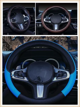 

Premium car auto steering wheel cover 38 cm or 15 inch leather PU for Mercedes Benz S550 S500 IAA G500 ML F125 E550 E350