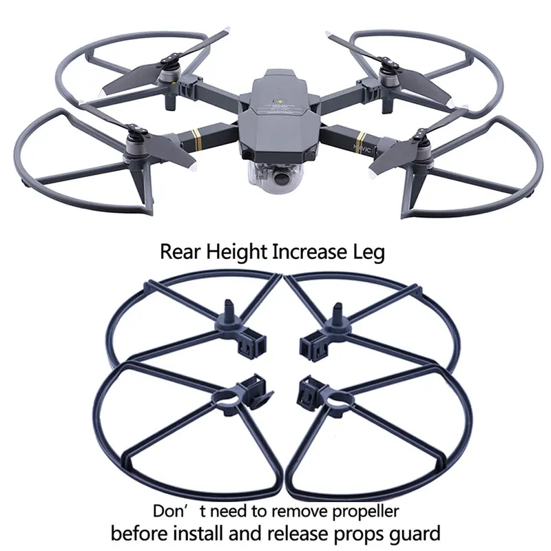 4 шт. защита пропеллера для DJI Mavic Pro платиновая Лопасть Винта дрона реквизиты
