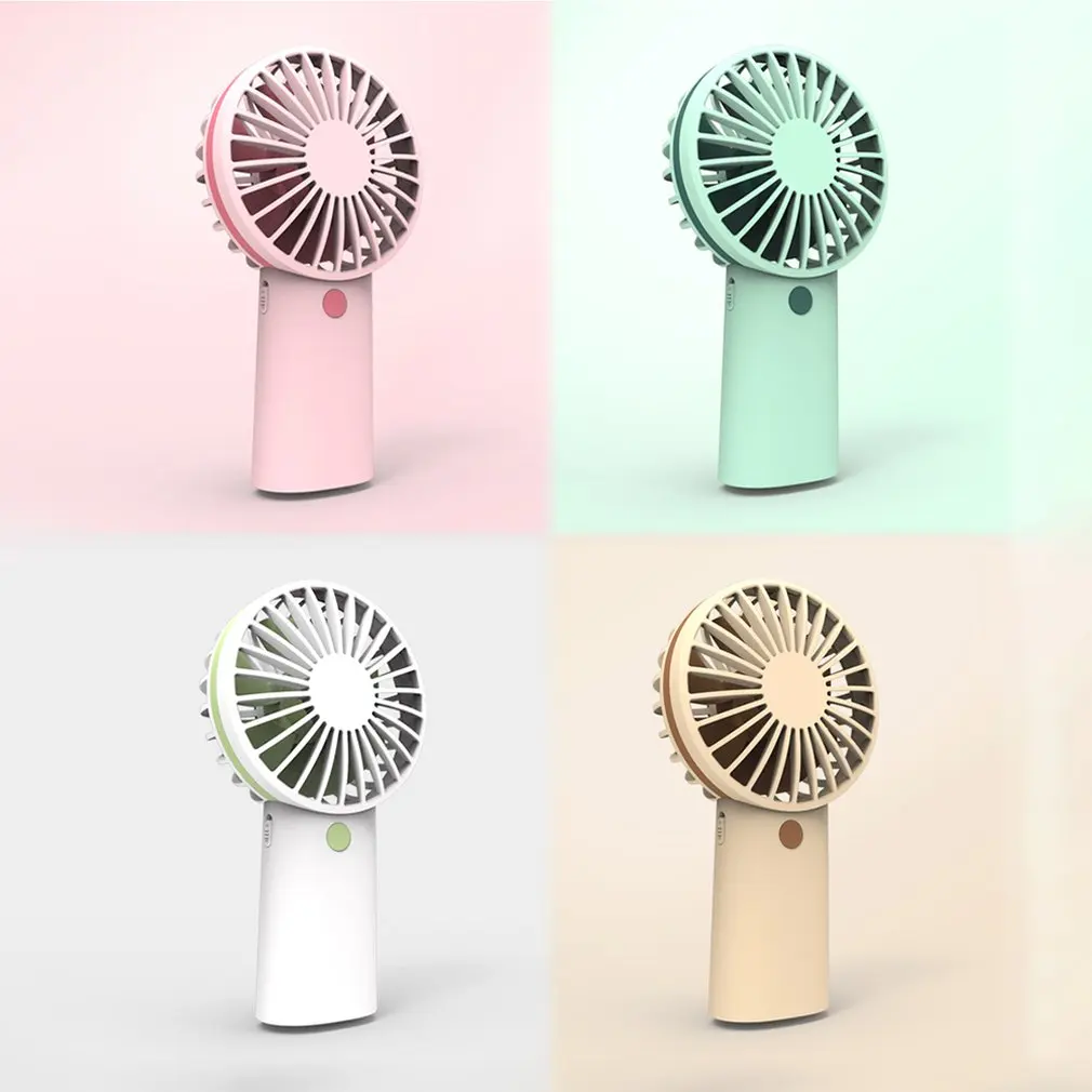 

Pocket Usb Charging Portable Handheld Cute Small Fan Mini Fan Student Dormitory Three-Speed Wind Fan