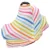 Citgeett Baby Carseat Rainbow Breastfeeding Stretchy Privacy Nursing Пылезащитный Полосатый Новорожденный Автомобильный Чехол