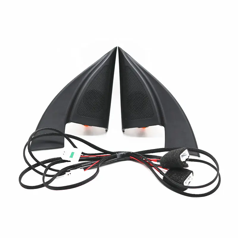 For kia Rio 4 KX CROSS K2 Rio X-Line triangle head tweeter speakers car tweeter audio trumpet speakers with wire