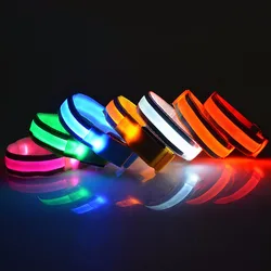 Arm Warmer Belt LED Armband LED Safety Reflective Belt Strap Snap Wrap Arm Band Armband Arm Warmer Belt LED Armband LED Safety Reflective Belt Strap Snap Wrap Arm Band Armband